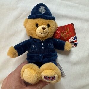 KEEL Toys London Policeman Bear New With Tags Stuffed‎ Toy Collectible
